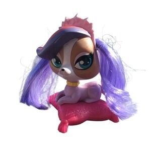 Pink‎ Lavender 3.5" Littlest Pet Shop Dog Figurine